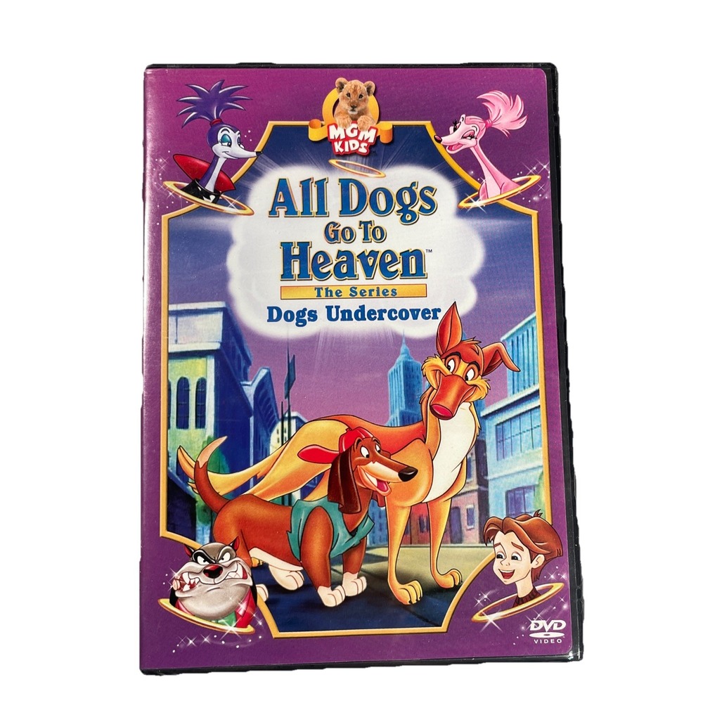 All Dogs Go to Heaven KIDS/FAMILY DVD WITH CASE & COVER ART NEW NIB SEALED
